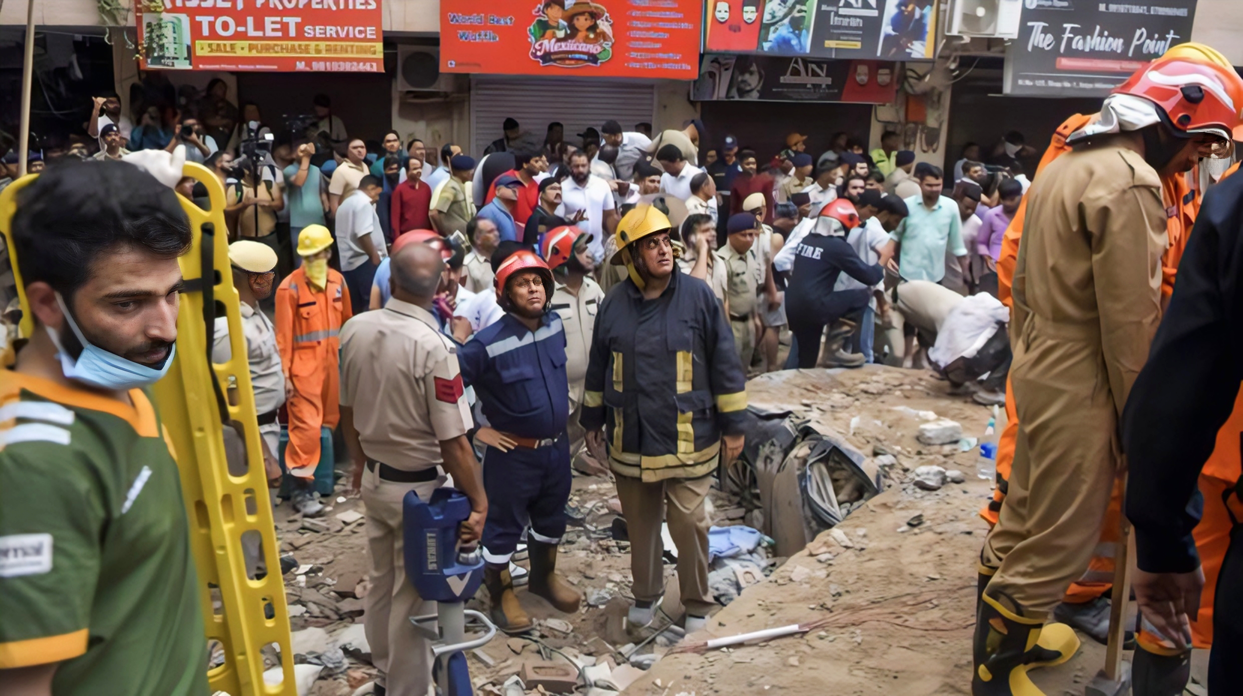 Satya Niketan PG Tragedy: Illegal Extra Floors on Old Building Raise Serious Questions After Seven Deaths.